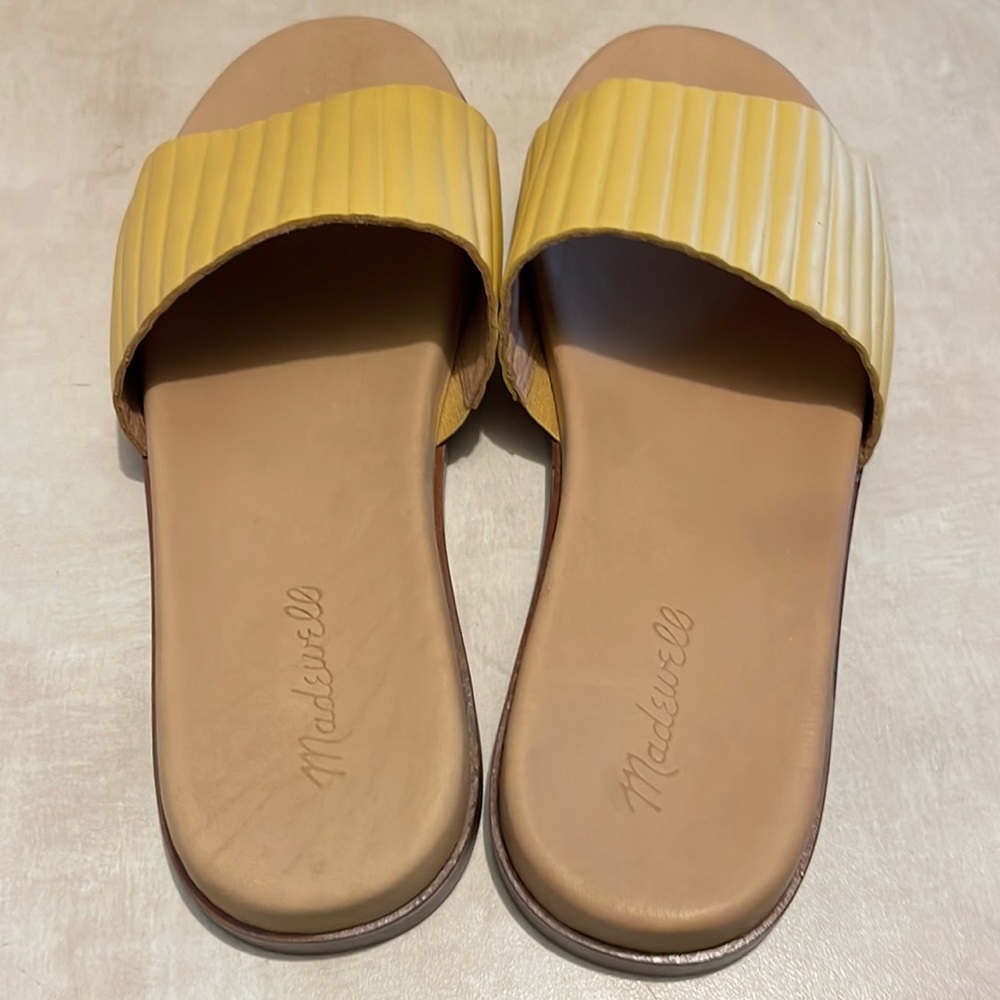 Madewell Sandals, Yellow